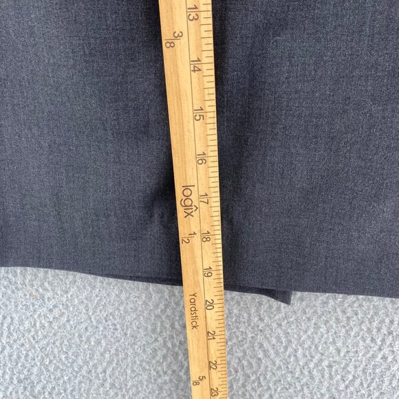 Calvin Klein Skirt Womens 6 Gray Stretch Pencil Straight Above Knee Office Work - Picture 9 of 10